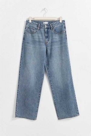 Women Gina Tricot Baggy Tall Jeans Blue | 97DCJGRLZ