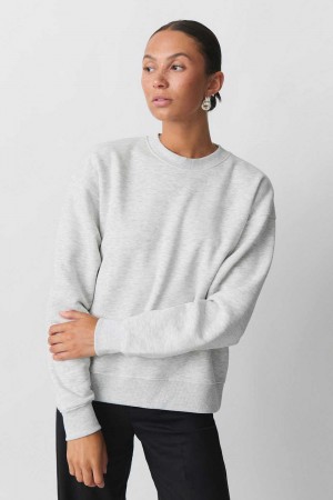 Women Gina Tricot Basic Sweaters Grey | 84QNFCLOY