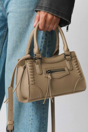 Women Gina Tricot Crossbody Crossbody Bag Beige | 86UJODHMX