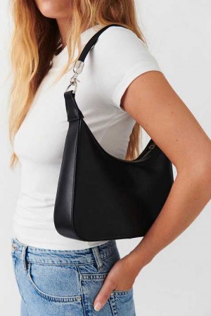 Women Gina Tricot Multi Half Moon Bag Black | 86UDOBSZT