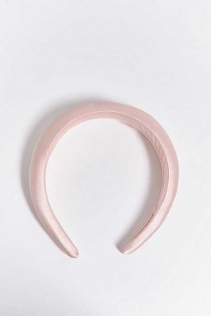 Women Gina Tricot Pearl Headband Pink | 65RIBJECH