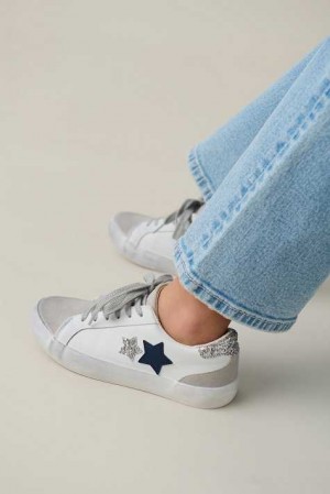 Young Gina Tricot Young Sneakers White | 87MWSJGRI